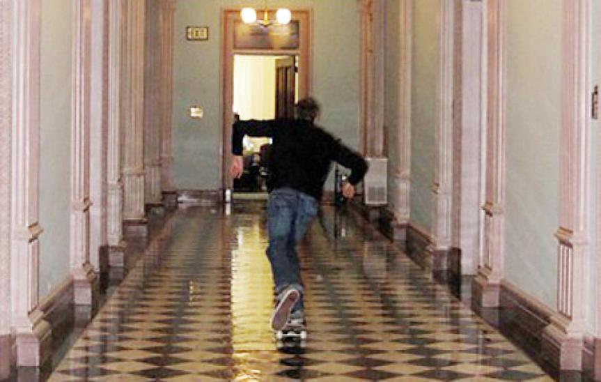 tony hawk skating the white house